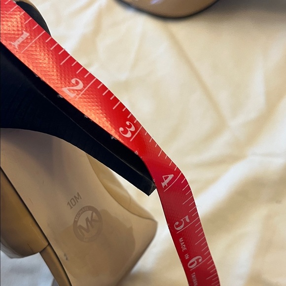 Michael Kors Nude Patent Heels - Picture 6 of 8